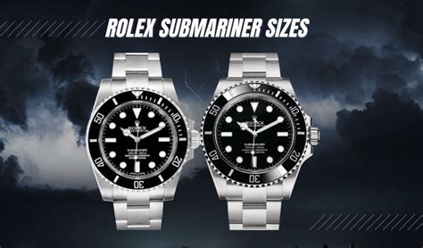 how thick is a rolex submariner|rolex submariner size chart.